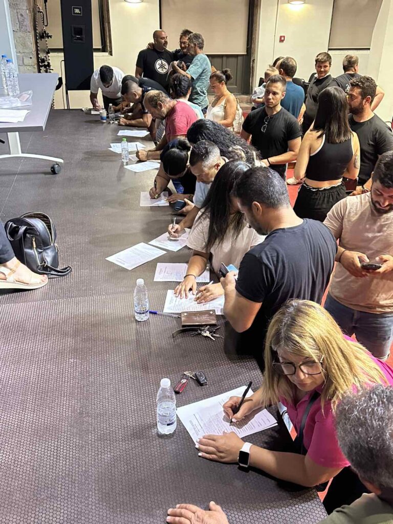 Συνάντηση ανθρώπων του πρωτογενούς τομέα της Λέσβου